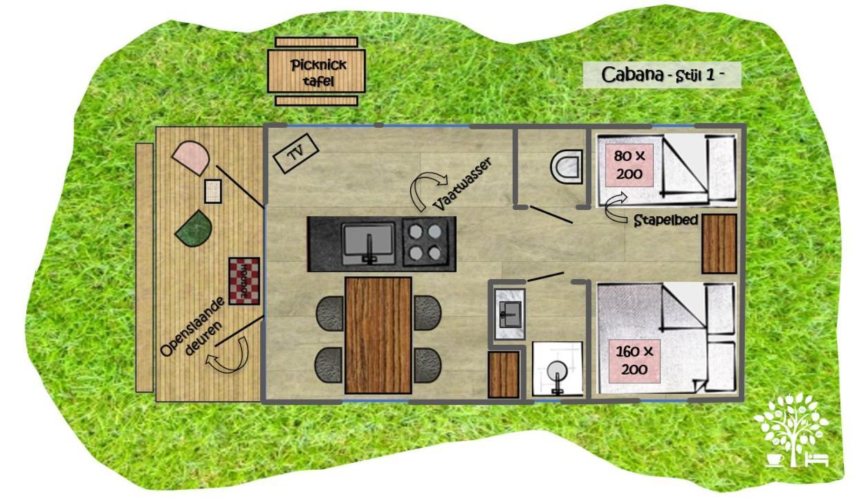 De Weitens cabanas verhuur Valkenswaard Exterior foto